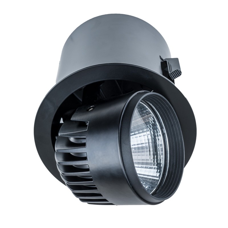 Įmontuojamas lubinis šviestuvas Tanto BL 3100LM RA90 LED 34W 3000K Juoda (RA-721R/BK-WW/12)