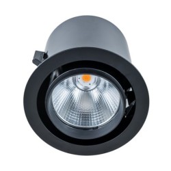 Įmontuojamas lubinis šviestuvas Tanto BL 3100LM RA90 LED 34W 3000K Juoda (RA-721R/BK-WW/12)