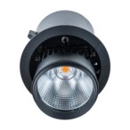 Įmontuojamas lubinis šviestuvas Tanto BL 3100LM RA90 LED 34W 3000K Juoda (RA-721R/BK-WW/12)