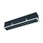 Įmontuojamas lubinis šviestuvas Harper LED 24W 3000K Juoda Balta (SL74108/24W S-WH)