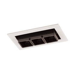 Įmontuojamas lubinis šviestuvas Harper LED 6W 3000K Juoda Balta (SL74113/6W S-WH)