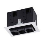 Įmontuojamas lubinis šviestuvas Harper LED 6W 3000K Juoda Balta (SL74113/6W S-WH)