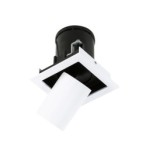 Įmontuojamas lubinis šviestuvas Mercanta Single 4000K LED 12W 4000K Juoda Balta (GL7117-1/12W 4000K WH+BL)