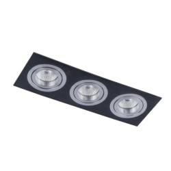 Įmontuojamas lubinis šviestuvas Mooty BL 3xGU5.3 Juoda (MQ71805-3AB)