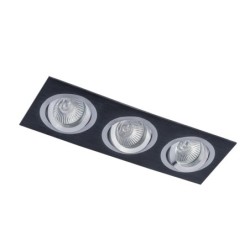 Įmontuojamas lubinis šviestuvas Mooty BL 3xGU5.3 Juoda (MQ71805-3AB)