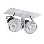 Įmontuojamas lubinis šviestuvas Patrizio Double 4000K LED 12W 4000K Juoda Balta (GL7118-2/2X12W 4000K WH+BL)