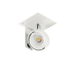 Įmontuojamas lubinis šviestuvas Patrizio Single 3000K LED 12W 3000K Juoda Balta (GL7118-1/1X12W 3000K WH+BL)