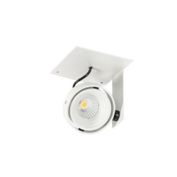 Įmontuojamas lubinis šviestuvas Patrizio Single 3000K LED 12W 3000K Juoda Balta (GL7118-1/1X12W 3000K WH+BL)