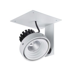 Įmontuojamas lubinis šviestuvas Patrizio Single 4000K LED 12W 4000K Juoda Balta (GL7118-1/1X12W 4000K WH+BL)