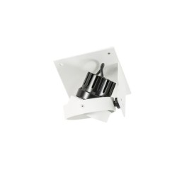 Įmontuojamas lubinis šviestuvas Patrizio Single 4000K LED 12W 4000K Juoda Balta (GL7118-1/1X12W 4000K WH+BL)