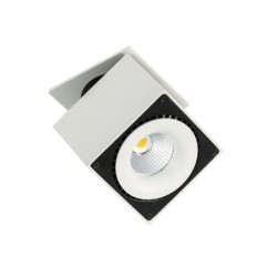 Įmontuojamas lubinis šviestuvas Sevilla Square Recessed 4000K LED 28W 4000K Juoda Balta (SL7562/28W 4000K WH+BL)