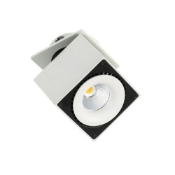 Įmontuojamas lubinis šviestuvas Sevilla Square Recessed 4000K LED 28W 4000K Juoda Balta (SL7562/28W 4000K WH+BL)
