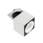 Įmontuojamas lubinis šviestuvas Sevilla Square Recessed 4000K LED 28W 4000K Juoda Balta (SL7562/28W 4000K WH+BL)