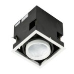 Įmontuojamas lubinis šviestuvas Vertico Single 4000K LED 18W 4000K Juoda Balta (GL7108-1/18W 4000K WH+BL)