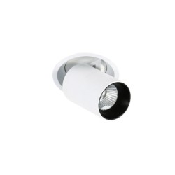 Įmontuojamas lubinis šviestuvas Merge 4000K LED 12W 4000K Juoda Balta (SL74058/12W 4000K WH+BL)