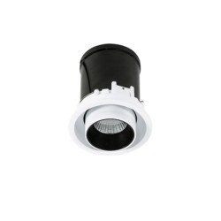 Įmontuojamas lubinis šviestuvas Merge 4000K LED 12W 4000K Juoda Balta (SL74058/12W 4000K WH+BL)
