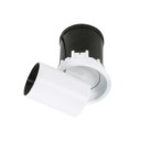 Įmontuojamas lubinis šviestuvas Merge 4000K LED 12W 4000K Juoda Balta (SL74058/12W 4000K WH+BL)
