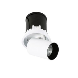 Įmontuojamas lubinis šviestuvas Merge 4000K LED 12W 4000K Juoda Balta (SL74058/12W 4000K WH+BL)