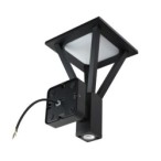 Sieninis lauko šviestuvas Bons LED 12.3W 3000K Juoda Smėlio Šlifuota (OWL-22474-BK)