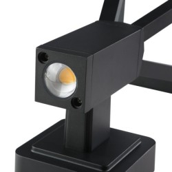 Sieninis lauko šviestuvas Bons LED 12.3W 3000K Juoda Smėlio Šlifuota (OWL-22474-BK)