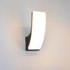 Sieninis lauko šviestuvas Natan LED 15W 3000K Juoda Smėlio Šlifuota (OWL-61916-BK)
