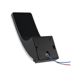 Sieninis lauko šviestuvas Natan LED 15W 3000K Juoda Smėlio Šlifuota (OWL-61916-BK)