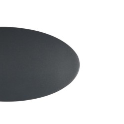 Sieninis lauko šviestuvas Pontas LED 6W 3000K Juoda Smėlio Šlifuota (OWL-55034-BK)