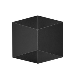 Sieninis lauko šviestuvas Bari LED 10W 4000K Juoda Smėlio Šlifuota (PL-463)