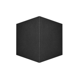 Sieninis lauko šviestuvas Bari LED 10W 4000K Juoda Smėlio Šlifuota (PL-467)