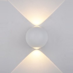 Sieninis lauko šviestuvas Carsoli LED 4W 3000K Balta (PL-308W)