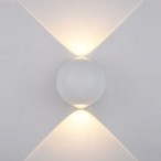 Sieninis lauko šviestuvas Carsoli LED 4W 3000K Balta (PL-308W)