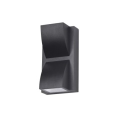 Sieninis lauko šviestuvas Edgar LED 6W 3000K Juoda (PL-437B)
