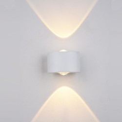 Sieninis lauko šviestuvas Gilberto LED 2W 3000K Balta (PL-260W)