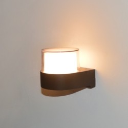 Sieninis lauko šviestuvas Marti LED 5W 3000K Juoda Smėlio Šlifuota (OWL-4626-3K)