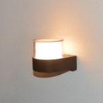 Sieninis lauko šviestuvas Marti LED 5W 4000K Juoda Smėlio Šlifuota (OWL-4626-4K)
