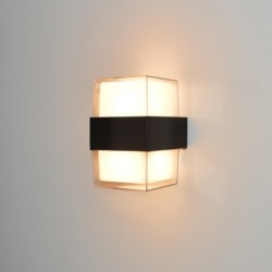 Sieninis lauko šviestuvas Marti LED 10W 3000K Juoda Smėlio Šlifuota (OWL-4682-3K)