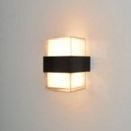 Sieninis lauko šviestuvas Marti LED 10W 3000K Juoda Smėlio Šlifuota (OWL-4682-3K)