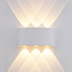 Sieninis lauko šviestuvas Ortelo LED 6W Smėlio Balta (OWL-451-3-WH)