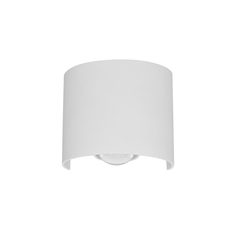 Sieninis lauko šviestuvas Ortelo LED 2W 3000K Smėlio Balta (OWL-6650-1-WH-3K)