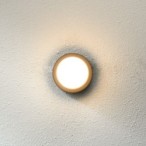 Sieninis lauko šviestuvas Rosta LED 5W 3000K Juoda Smėlio Šlifuota (OWL-3062-S-3K)