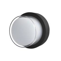 Sieninis lauko šviestuvas Rosta LED 5W 3000K Juoda Smėlio Šlifuota (OWL-3062-S-3K)