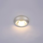 Sieninis lauko šviestuvas Basilio LED 3W 3000K Sidabro (PL-741-1E)