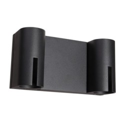 Sieninis lauko šviestuvas Rovigo LED 16W 3000K Juoda (603-2/BK-9)