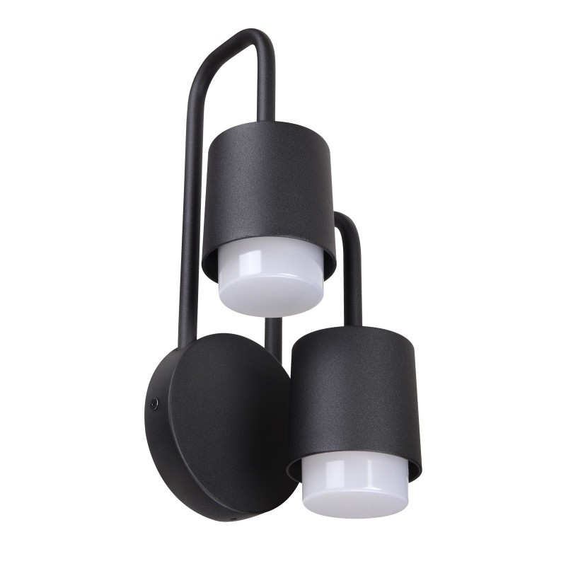 Sieninis lauko šviestuvas Sorano LED 6W 3000K Juoda (C49-2/BK-9)