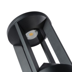 Pastatomas lauko šviestuvas Nomad LED 10W 3000K Juoda Smėlio Šlifuota (OFL-52052-M-BK)