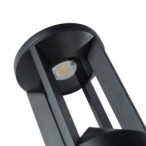 Pastatomas lauko šviestuvas Nomad LED 10W 3000K Juoda Smėlio Šlifuota (OFL-52052-M-BK)