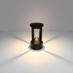 Pastatomas lauko šviestuvas Nomad LED 10W 3000K Juoda Smėlio Šlifuota (OFL-52052-S-BK)
