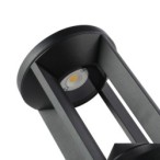 Pastatomas lauko šviestuvas Nomad LED 10W 3000K Juoda Smėlio Šlifuota (OFL-52052-S-BK)