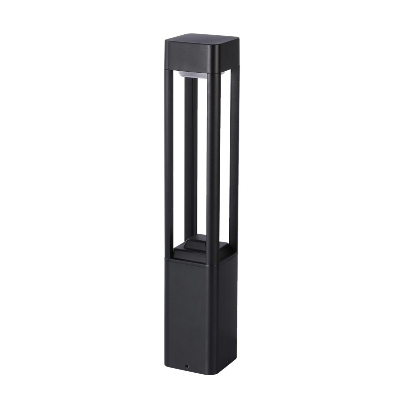 Pastatomas lauko šviestuvas Nutri LED 10W 3000K Juoda Smėlio Šlifuota (OFL-22982-L-BK)