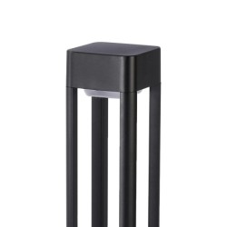 Pastatomas lauko šviestuvas Nutri LED 10W 3000K Juoda Smėlio Šlifuota (OFL-22982-L-BK)